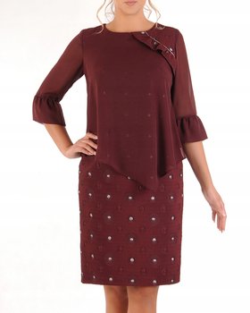 Sukienka Atena 44 letnia damska na wesele elegancka na komunie wizytowa - Carla Moreno