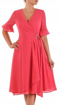 Sukienka Clara 46 letnia damska na wesele elegancka na komunie wizytowa - Carla Moreno