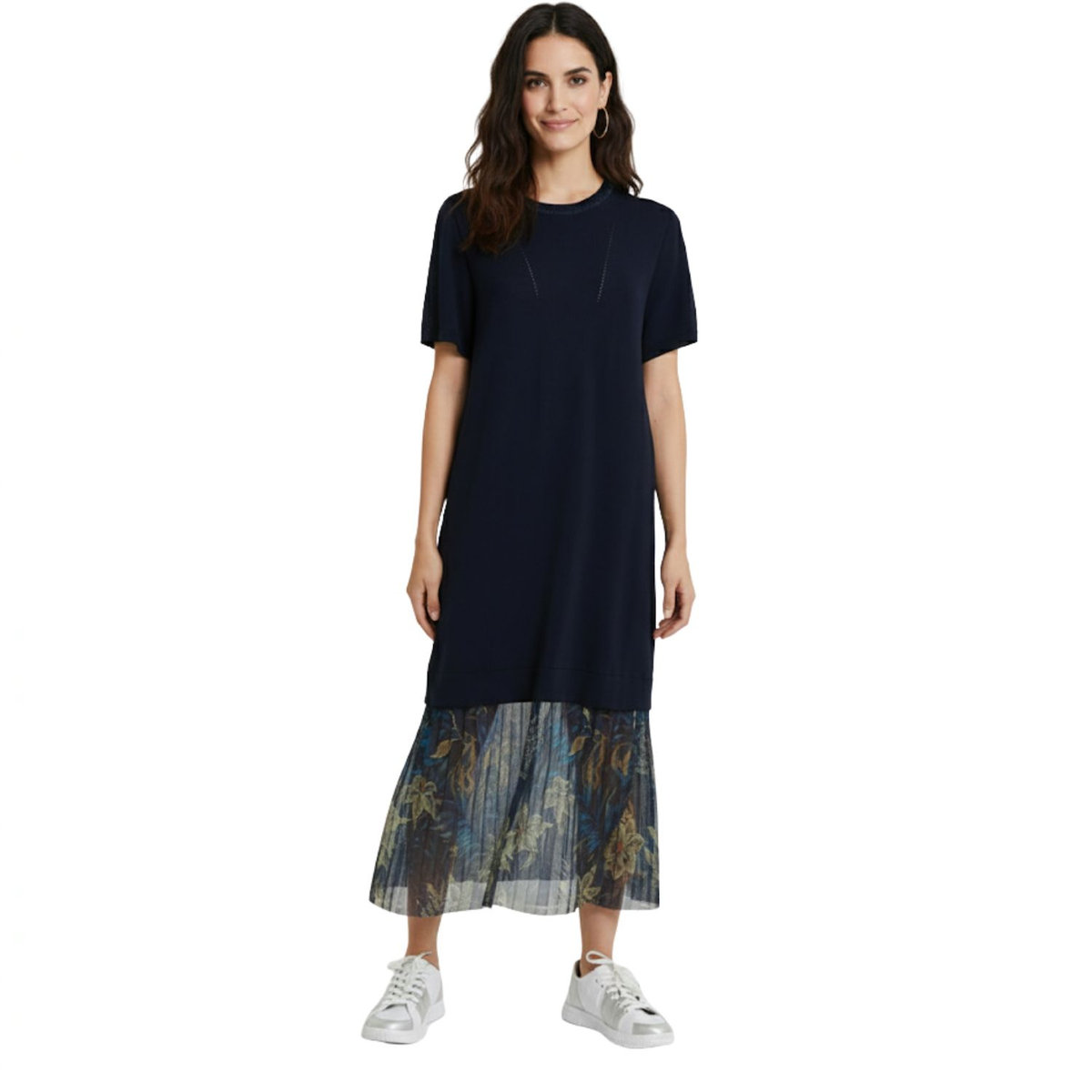 DESIGUAL Sukienka damska Desigual Osaka długa granatowa -S