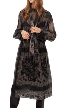 Sukienka damska Mango we wzory midi-S - Inna marka