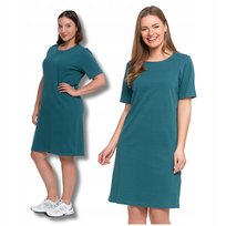SUKIENKA DAMSKA T-SHIRTOWA Z KRÓTKIM RĘKAWEM PRZED KOLANO NA LATO MORAJ L