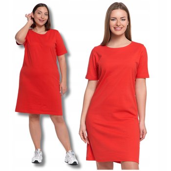 SUKIENKA DAMSKA T-SHIRTOWA Z KRÓTKIM RĘKAWEM PRZED KOLANO NA LATO MORAJ L - Moraj