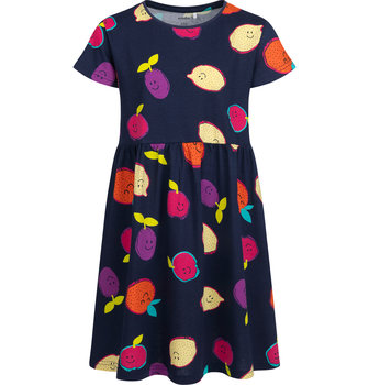 Sukienka dla dziewczynki dziewczynek bawełniana letnia 110 owocowa Endo - Endo