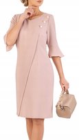Sukienka Greta 54 letnia damska na wesele elegancka na komunie wizytowa Carla Moreno