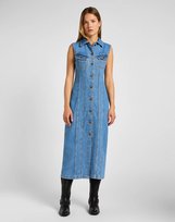 Sukienka Jeansowa Długa Lee 112355119 Long Slim Dress Feeling Fine S LEE