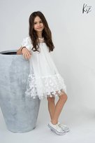 sukienka Kiz By Kids motylki komunia wesele biała rozmiar 122/128
