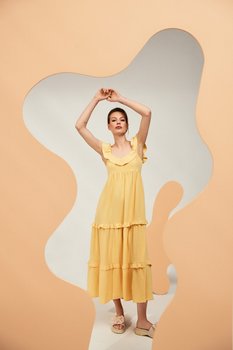 Sukienka maxi-XL - Moodo