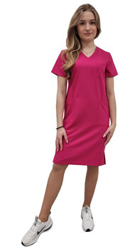 Sukienka medyczna amarant casual premium roz. 44 - M&C