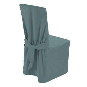 Sukienka na krzesło, Linen, szary niebieski, 45×94 cm - Dekoria