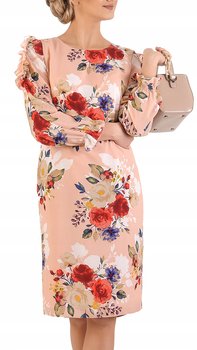 Sukienka Samanta 46 letnia damska na wesele komunie elegancka wizytowa - Carla Moreno