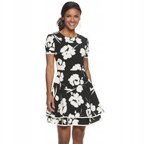 Sukienka w kwiaty Suite7 Fit and Flare 6P US 38 S+