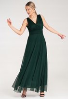 Sukienka wieczorowa maxi | Sukienka bez rękawów | Zielona M1186 S/M FIGL