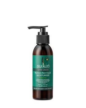 Sukin, Super Greens, detoksykująco-nawilżający krem do twarzy, 125 ml - Sukin