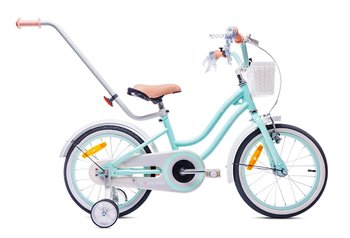 Sun Baby, Rower dla dzieci, Heart bike 16", miętowy, dziecięcy - Sun Baby