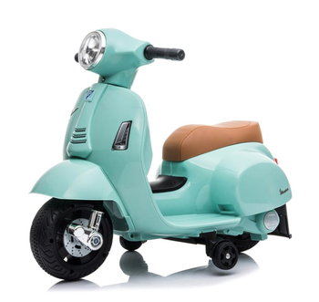 Sun Baby, Skuter na akumulator, Scooter Vespa, turkusowy, 68x38x52 cm  - Sun Baby