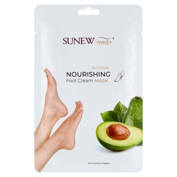 SunewMed+, maska do stóp z olejkiem Avocado, 40g - SunewMed+