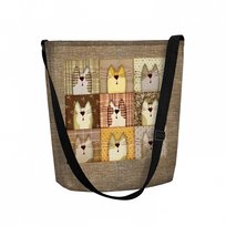Sunlovers, Torba/listonoszka filcowa Funky, Koty Prexo, 32x25x10 cm Sunlovers
