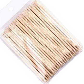 SUNONE drewniane patyczki do manicure i pedicure 100 sztuk - Sunone