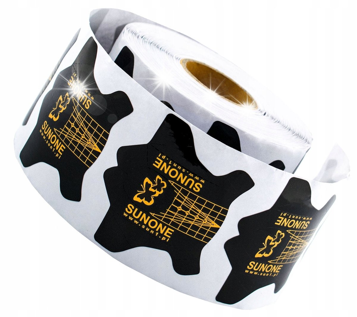 Sunone Sunone SZABLONY formy do przedłużania paznokci Premium Black 500szt ...