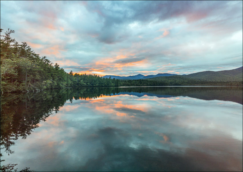 Sunset over Chocoura Lake in Moultonborough, New Hampshire., Carol