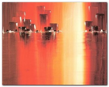 Sunset Reflection plakat obraz 50x40cm - Wizard+Genius