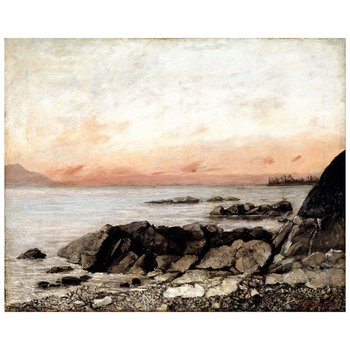 Sunset. Vevey, Switzerland - G. Courbet 60x75 - Legendarte