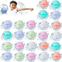 Sunshine smile Balony na wodę 24 Wielokrotnego Użytku Bomb Wodnych