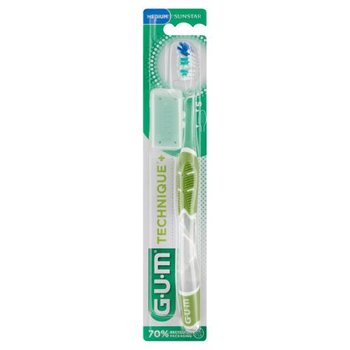 Sunstar Gum, Technique Plus, Szczoteczka Średnia, Compact 493 - Sunstar Gum