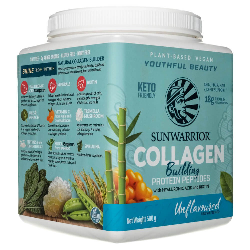 Sunwarrior Collagen Building Protein Peptides Bezsmakowy USA 500 G   Sunwarrior Collagen Building Protein Peptides Bezsmakowy Usa 500 G B Iext128190086 