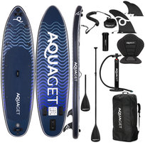 SUP 320 cm zestaw deska pompowana stand up paddleboard do pływania z siedziskiem, akcesoria Aquaget