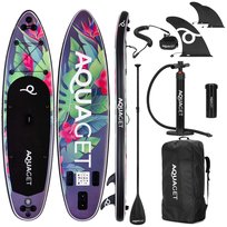 SUP do pływania 320 cm deska paddleboard stand up pompowana z wiosłem i kompletem akcesoriów Aquaget