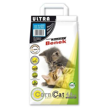 Super Benek Corn Cat Ultra Morska Bryza 7L - żwirek kukurydziany dla kotów, 7L (4,4kg) - Inna marka