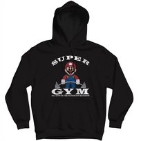 Super Gym Bluza Mario Bros Trening Siłownia GILDAN