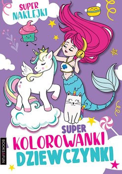 Super kolorowanki dziewczynki - Opracowanie zbiorowe