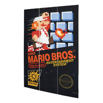 Super Mario Bros Grafika Drewno (OS / Różnokolorowy)