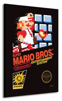 Super Mario Bros. NES Cover - Obraz na płótnie - Art Group