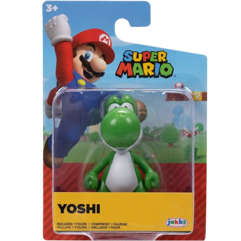 Zdjęcia - Figurka / zabawka transformująca Jakks Super Mario  Ruchoma Figurka Yoshi 7Cm 