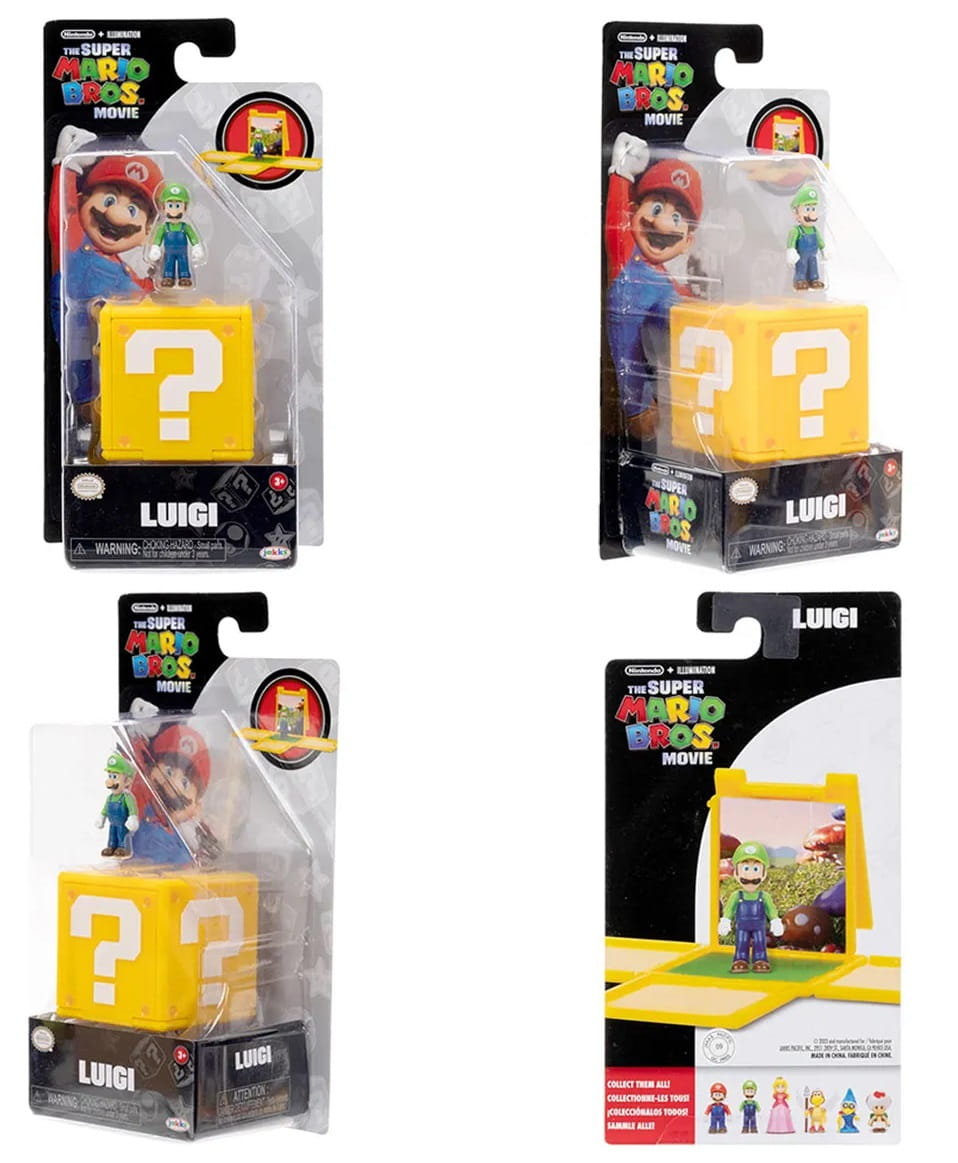 Super Mario Luigi Mini Figurka Jakks - Jakks Pacific | Sklep EMPIK.COM