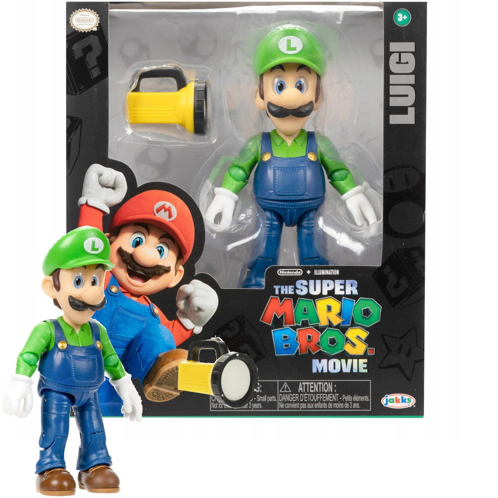 Super Mario Movie Luigi Figurka 13 Cm Jakks - Jakks Pacific | Sklep ...