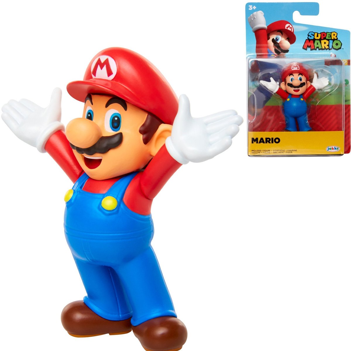 Zdjęcia - Figurka / zabawka transformująca Jakks SUPER MARIO, Nintendo artykulacja Seria 31, figurka, 6 cm-MARIO 