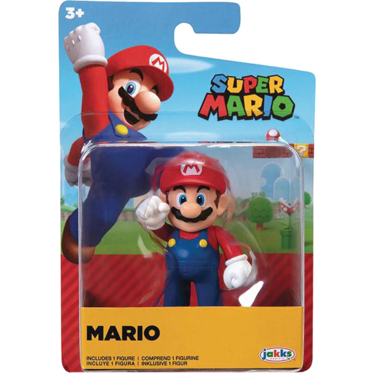 Super Mario Nintendo Jakks Pacific Oryginalna Ruchoma Figurka Mario 7Cm ...