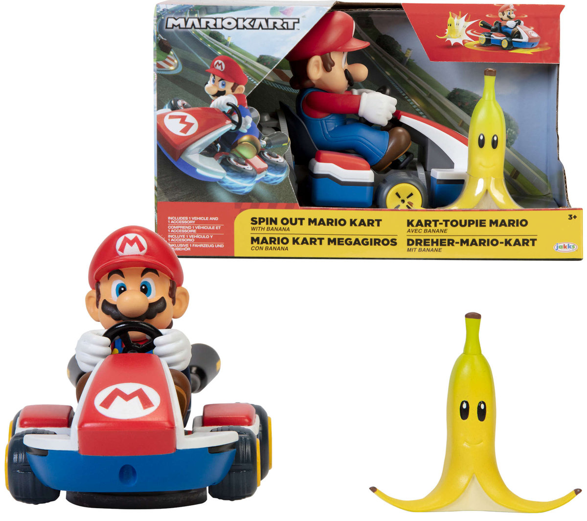 Super Mario Kart Spin Out - Carrinho Gira Como No Jogo