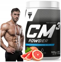 Super Mocna Kreatyna Trec Cm3 Powder 500G Jabłczan Trikreatyny Siła Rzeźba