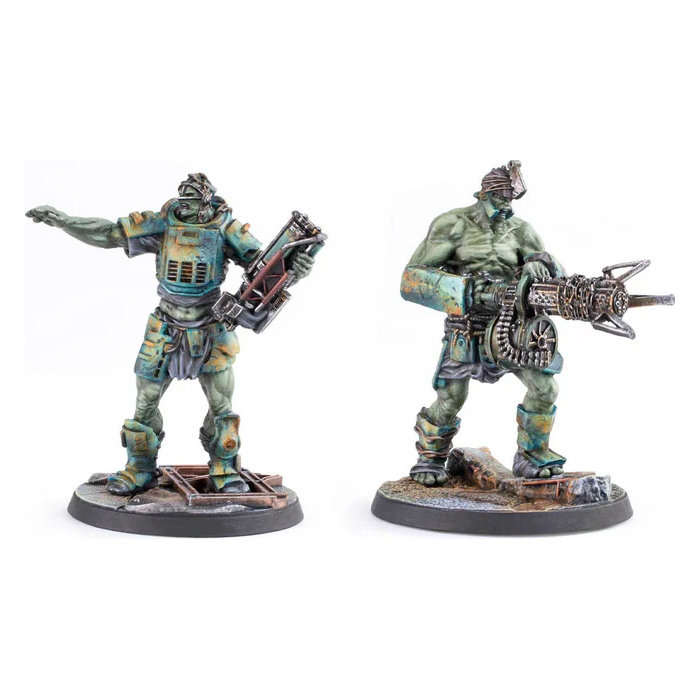 Modiphius Rita Birch Super Mutants Overlord and Fist, Fallout Wasteland Warfare, Modiphius ...