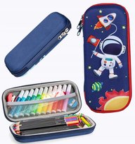 Super Piórnik Szkolny dla Chłopca Młodzieżowy Saszetka 3d Szkoła Astronauta