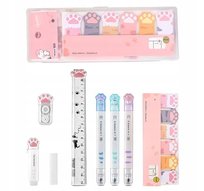 Super Piórnik Szkolny Kicia Kocia Przybornik Kot Zestaw Kreatywny do Szkoły