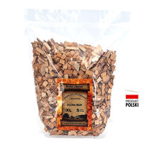 SUPER SMOKE Zrębki do grillowania mieszanka OLCHA+BUK size:XL 5Litrów doypack