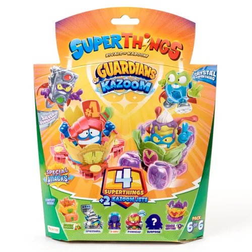Super Things 4 Figurki + 2 Pojazdy Guardians Of Kazoom S9 Pack6Of6 ...