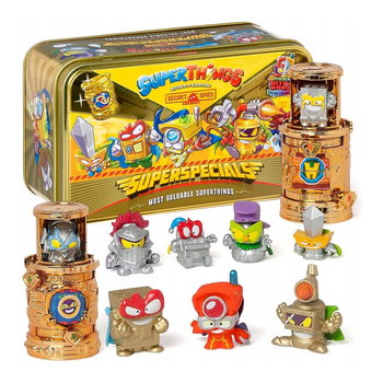 Super Things Secret Spies Seria 6 Zestaw 9 Figurek 2 Kryjówki