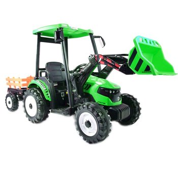 Super-Toys, Traktor Na Akumulator Z Przyczepą 24 V, 400W/Js-3158B-24V - SUPER-TOYS